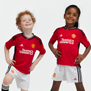 Conjunto Manchester United I 2023 – Infantil